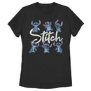 Women's Lilo & Stitch Distressed Poses T-Shirt