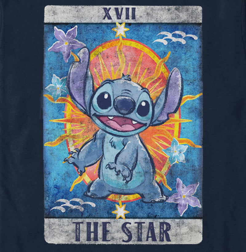 Men's Lilo & Stitch Star Tarot Card T-Shirt