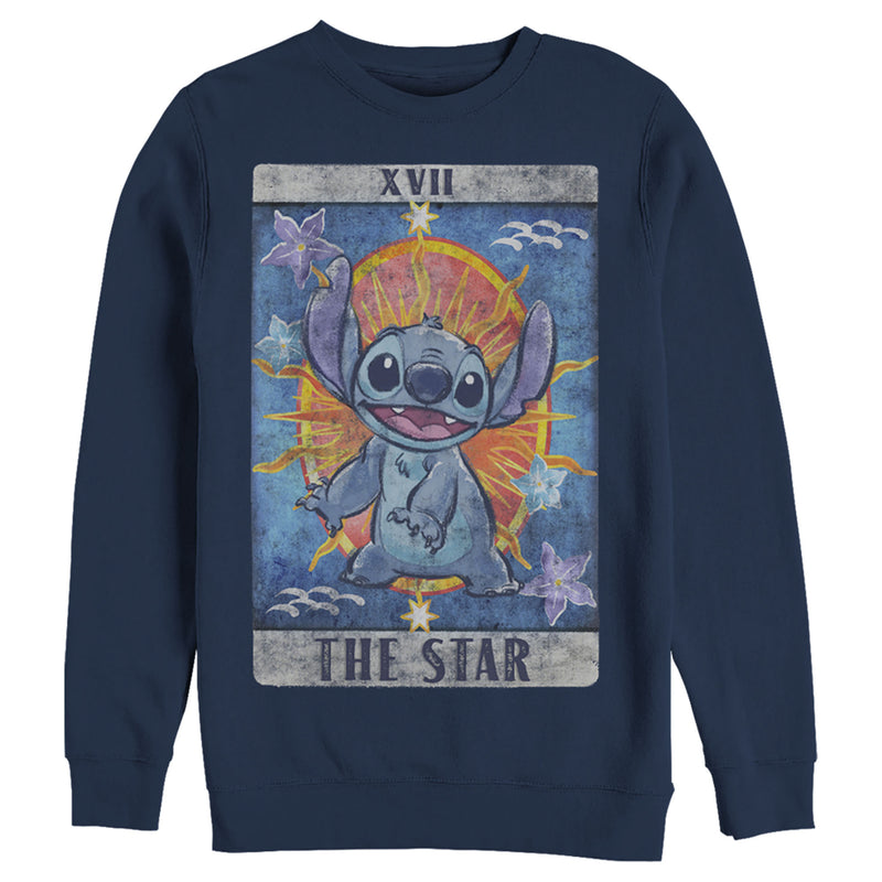 Men's Lilo & Stitch Star Tarot Card Sweatshirt