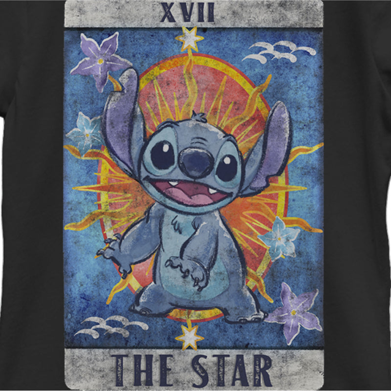 Girl's Lilo & Stitch Star Tarot Card T-Shirt