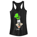 Junior's Mickey & Friends Goofy Portrait Racerback Tank Top