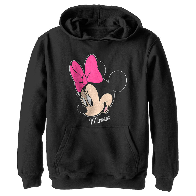 Boy's Mickey & Friends Minnie Portrait Pull Over Hoodie