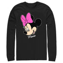 Men's Mickey & Friends Minnie Mouse Portrait Long Sleeve Shirt