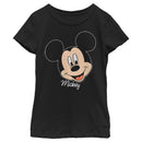 Girl's Mickey & Friends Mickey Portrait T-Shirt