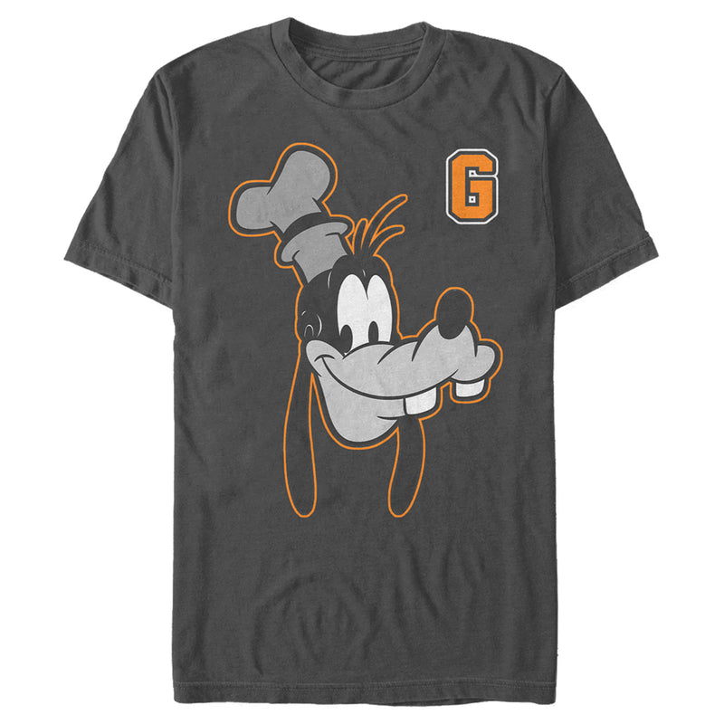 Men's Mickey & Friends Goofy Collegiate G T-Shirt