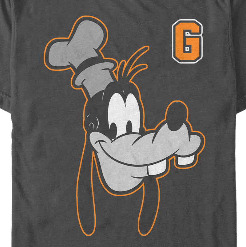 Men's Mickey & Friends Goofy Collegiate G T-Shirt