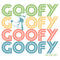 Men's Mickey & Friends Goofy Name Stack T-Shirt