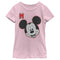 Girl's Mickey & Friends Mickey M Portrait T-Shirt