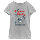 Girl's Mickey & Friends Mickey and Friends Minnie American Darling T-Shirt