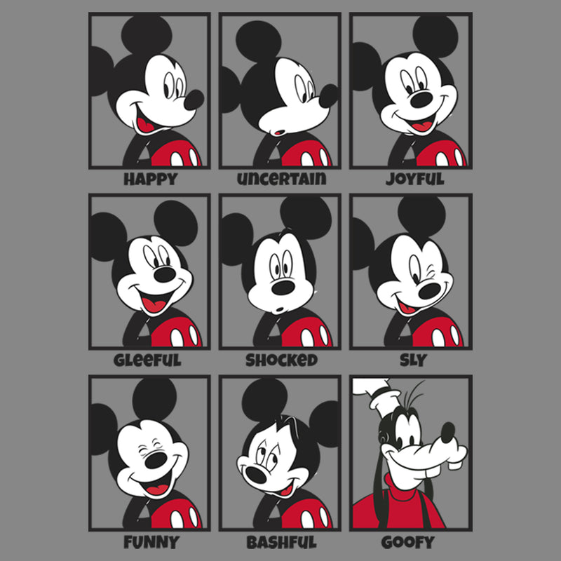 Boy's Mickey & Friends Mickey Mouse All Emotions Grid Performance Tee