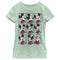 Girl's Mickey & Friends Mickey Mouse All Emotions Grid T-Shirt