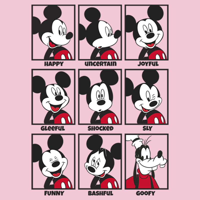 Disney - Mickey & Friends - Minnie Mouse - Black & White Photo Grid -  Women's Racerback Tank Top 