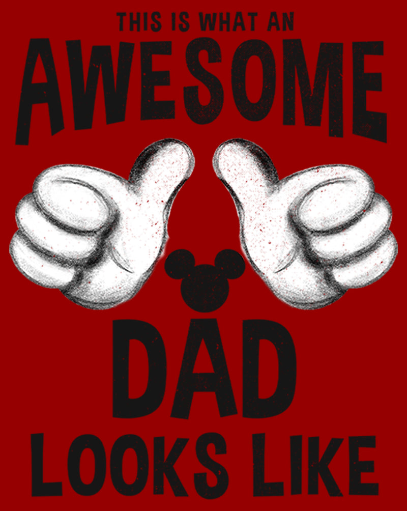 Men's Mickey & Friends This is What an Awesome Dad Looks Like T-Shirt