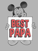 Men's Mickey & Friends Best Papa Pull Over Hoodie