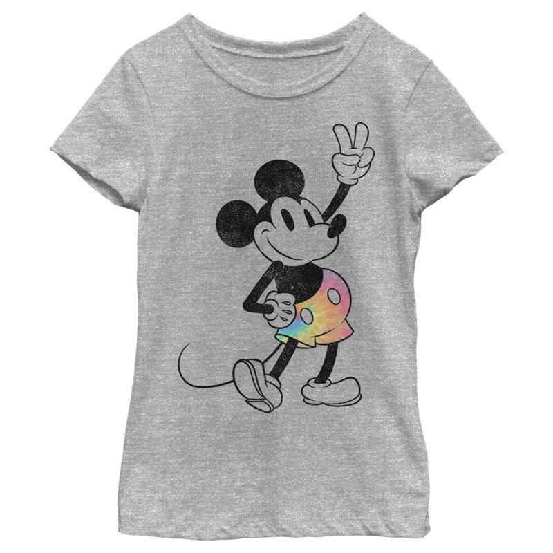 Girl's Mickey & Friends Tie-Dye Mickey T-Shirt