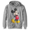 Boy's Mickey & Friends Smiling Mickey Mouse Portrait Pull Over Hoodie