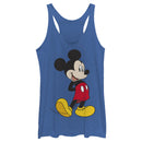 Women's Mickey & Friends Smiling Mickey Mouse Portrait Racerback Tank Top