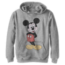 Boy's Mickey & Friends Mickey Mouse Classic Cartoon Smile Pull Over Hoodie