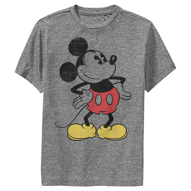 Boy's Mickey & Friends Classic Mickey Distressed Performance Tee