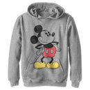 Boy's Mickey & Friends Classic Mickey Distressed Pull Over Hoodie