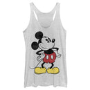 Women's Mickey & Friends Classic Mickey Distressed Racerback Tank Top