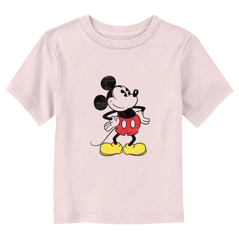 Toddler's Mickey & Friends Classic Mickey Pose Distressed T-Shirt