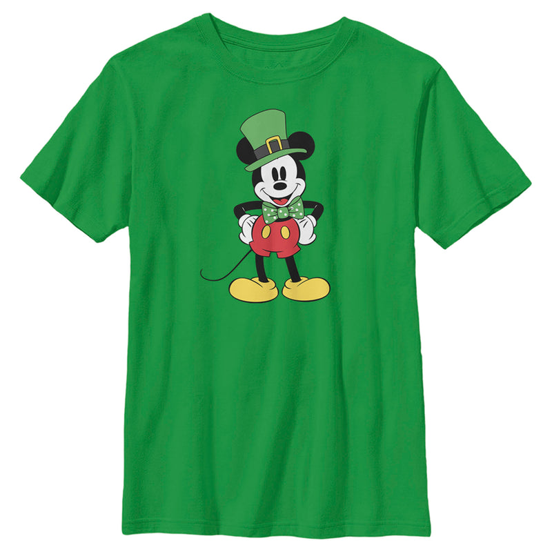 Boy's Mickey & Friends Mickey Dressed Up for St. Patrick's T-Shirt