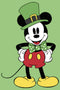 Girl's Mickey & Friends Mickey Dressed Up for St. Patrick's T-Shirt