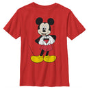 Boy's Mickey & Friends Mickey Mouse Heart T-Shirt
