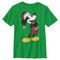 Boy's Mickey & Friends Mickey Going Plaid For Christmas T-Shirt