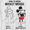 Boy's Mickey & Friends How to Draw Mickey T-Shirt