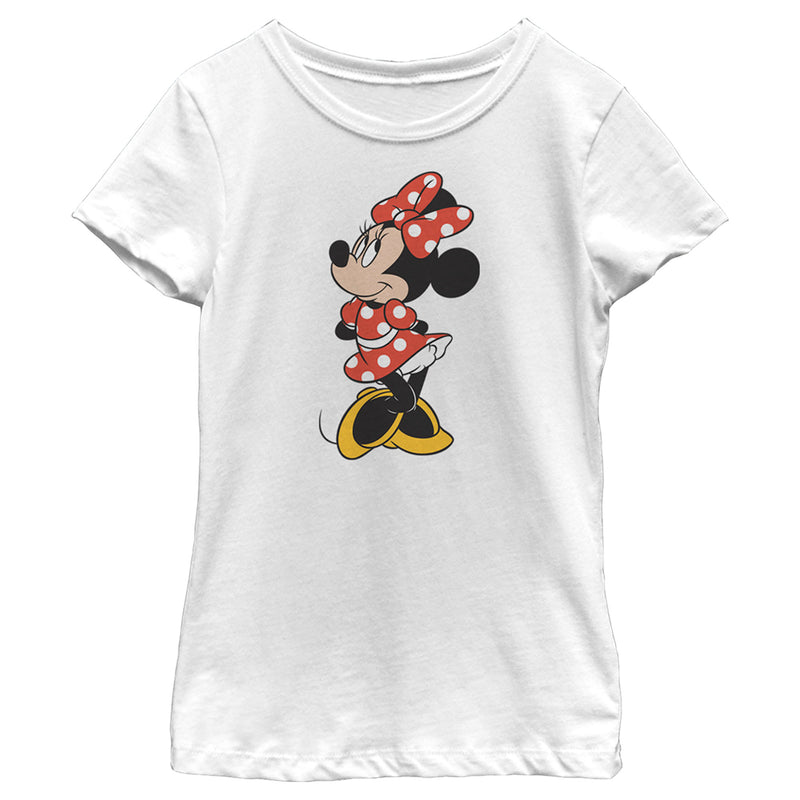 Girl's Mickey & Friends Traditional Minnie T-Shirt