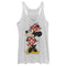 Women's Mickey & Friends Smiling Minnie Mouse Portrait Racerback Tank Top