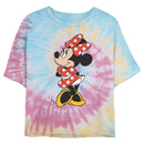 Junior's Mickey & Friends Smiling Minnie Mouse Portrait T-Shirt