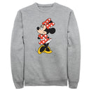 Men's Mickey & Friends Smiling Minnie Mouse Portrait Sweatshirt