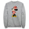 Men's Mickey & Friends Smiling Minnie Mouse Portrait Sweatshirt