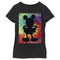 Girl's Mickey & Friends Mickey Mouse Retro Tie-Dye Silhouette T-Shirt