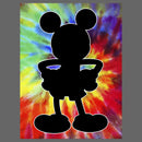 Girl's Mickey & Friends Mickey Mouse Retro Tie-Dye Silhouette T-Shirt