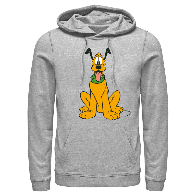 Men's Mickey & Friends Pluto Perked Dog Ears Pull Over Hoodie