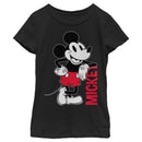 Girl's Mickey & Friends Mickey Mouse Vintage Lean T-Shirt