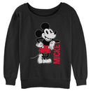 Junior's Mickey & Friends Vintage Lean Sweatshirt