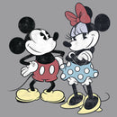 Boy's Mickey & Friends Mickey Mouse & Minnie Vintage Couple Pull Over Hoodie