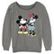 Junior's Mickey & Friends & Minnie Vintage Couple Sweatshirt