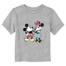 Toddler's Mickey & Friends & Minnie Vintage Couple Distressed T-Shirt