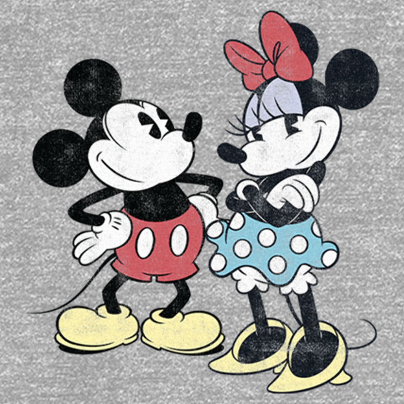 Toddler's Mickey & Friends & Minnie Vintage Couple Distressed T-Shirt