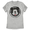 Women's Mickey & Friends Checkered Mickey Mouse Portrait T-Shirt