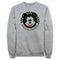 Men's Mickey & Friends Checkered Mickey Mouse Portrait Sweatshirt