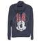 Junior's Mickey & Friends Modern Minnie Cowl Neck Sweatshirt