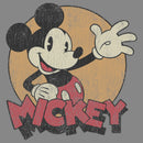 Boy's Mickey & Friends Mickey Mouse Old School Distressed Performance Tee