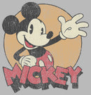 Junior's Mickey & Friends Retro Mickey Mouse T-Shirt